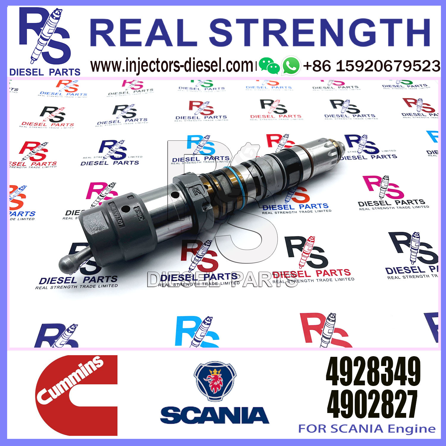 Common Rail Injector Fuel Injector 4326779 4928346 4928349 For QSK23 Excavator QSK23 QSK45 QSK60