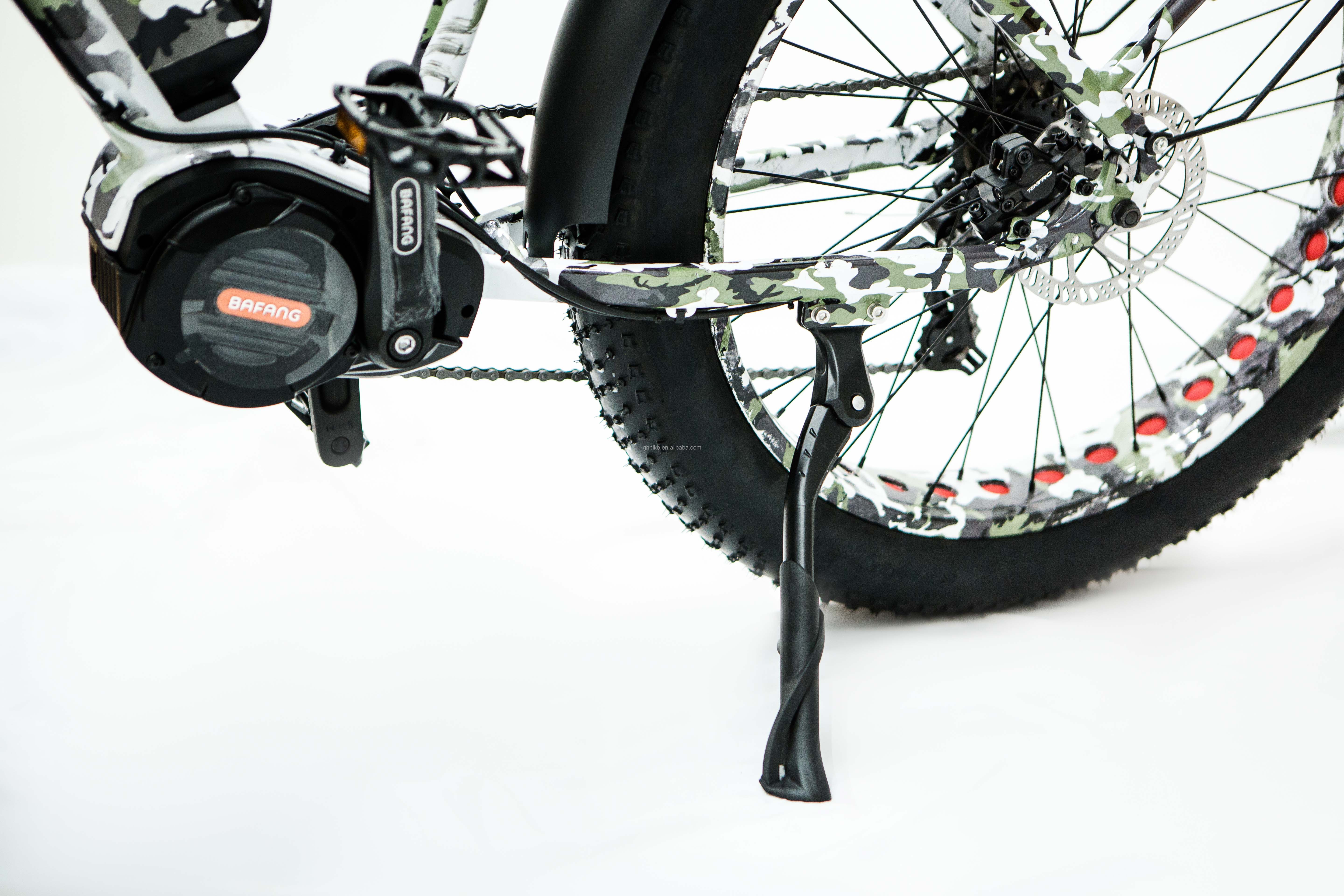 26" BaFang 1000W 48V 14AH Electric Fat Tire Middle Motor Mountain Bike for USA Market