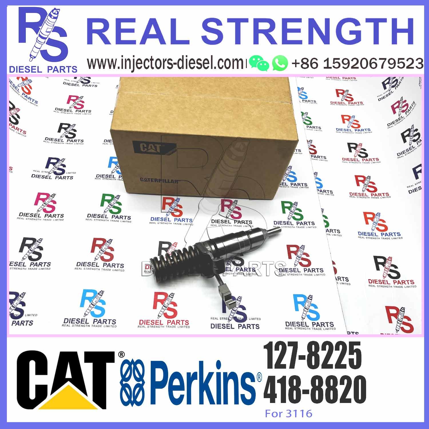 Engine Spare Parts Fuel Injectors 107-7732 127-8216 127-8218 127-8205 127-8207 127-8209 127-8211 127-8213 127-8222