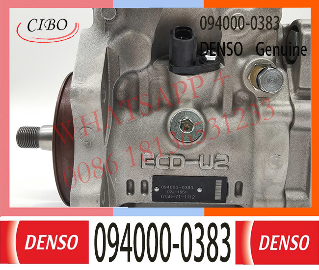 094000-0383 DENSO Diesel Engine SAA6D125E-3 Fuel HP0 pump 094000-0383 For 6156-71-1112 6156-71-1111 KOMATSU PC450-7