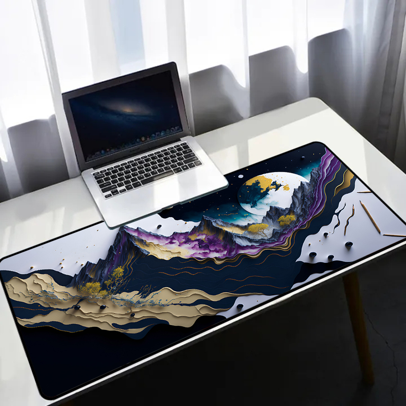 Computer Desk Mat Anti-Slip Rubber 300*700*3Mm 4Mm Customized Logo Gaming Accessories