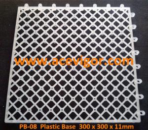 Quality PB-08 Interlocking plastic base for decking tiles for sale