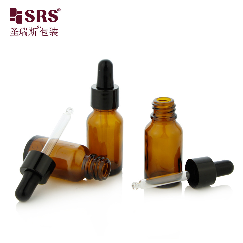 30ml Clear Stock Color Fast Delivery Ready To Ship Round Glass Dropper Bottle