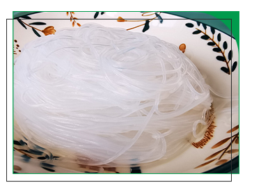 Organic Coarse Cereal Products Bright Light Crystal Longkou Rice Vermicelli 250g