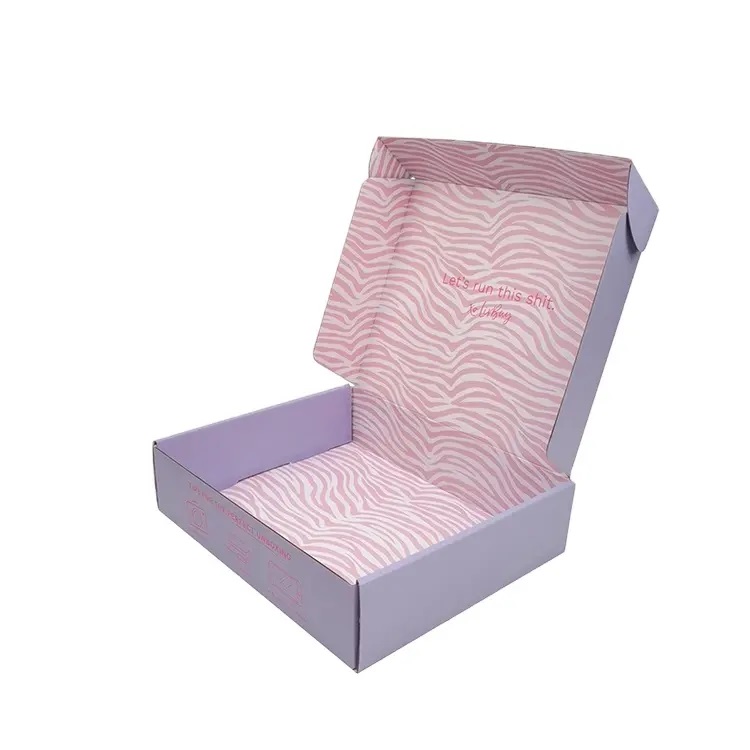 Apparel Underwear Shoes Mailer Box with Customized L*W*H cm and Recycled Materials