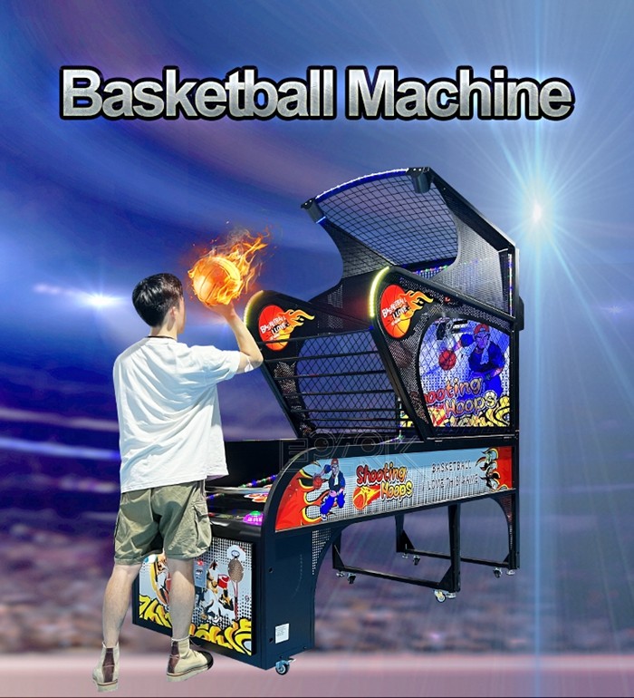 Hardware Luxury Basketball Machine Adult Indoor Coin Operated Basketball Shooting Game