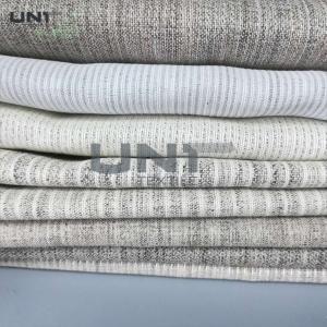 Quality Men's Suit Horse Hair Interlining Canvas fabric And Goat Hair fabric for Men Suits for sale