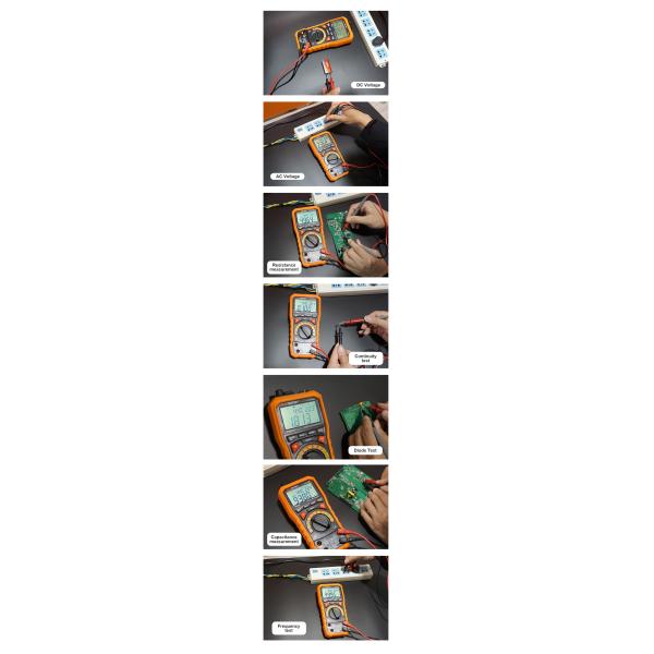 Multifunctional Auto Range Digital Multimeter Sound Level Relative Value Measurement