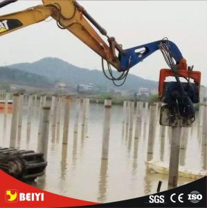 Quality Beiyi Bridge pile foundation excavator hydraulic vibro hammer for sale