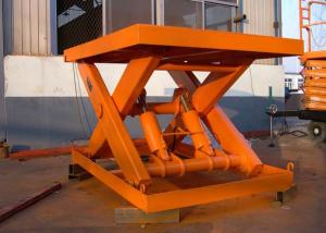 Quality SANTO Stationary Hydraulic 3 Ton Scissor Lift 5.5KW Electric Lift For Construction for sale