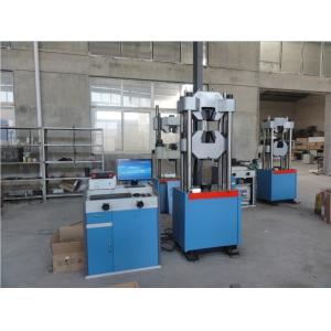 Quality Computerized Electro Servo Hydraulic Testing Machine 0.01mm Displacement Resolution for sale