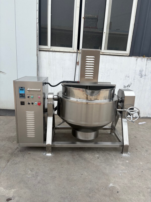 High Temperature Sterilization Electromagnetic Jacketed Kettle With Clean And Convenient