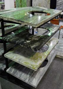 Quality Multi Color Marble Stone Countertops , Marble Kitchen Worktops Polished / Honed Finishing for sale