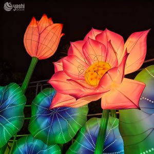 Buy cheap Waterproof Lotus LED Lanterns for Outdoor Festival - Zoo/Botanical Garden Decor from wholesalers