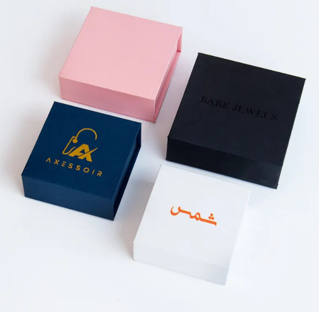 Wholesale Paper Magnetic Closure Small Custom Jewelry Box Gift Packaging With Logo