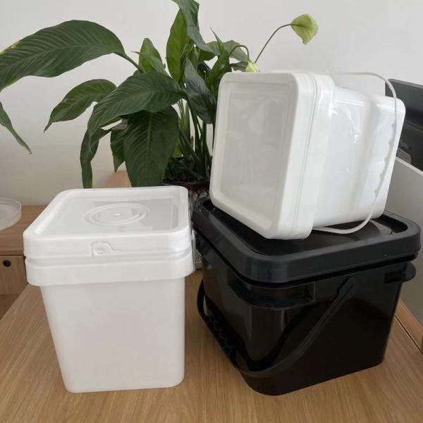 Custom 1L-25L Logistics Packaging Plastic Bucket Durable Polypropylene for Packaging