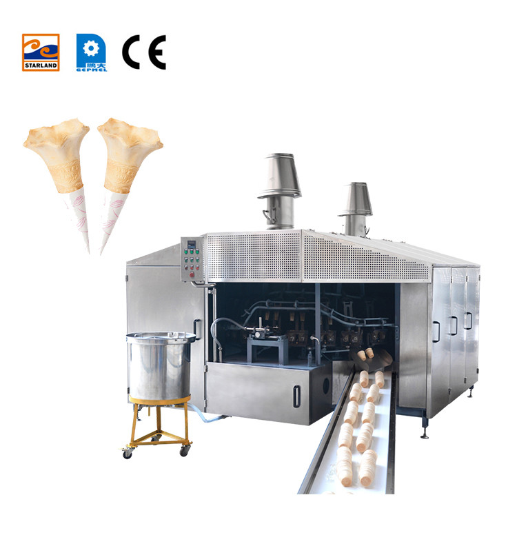 Automatic Wafer Cone Production Line Wafer Food Production Equipment