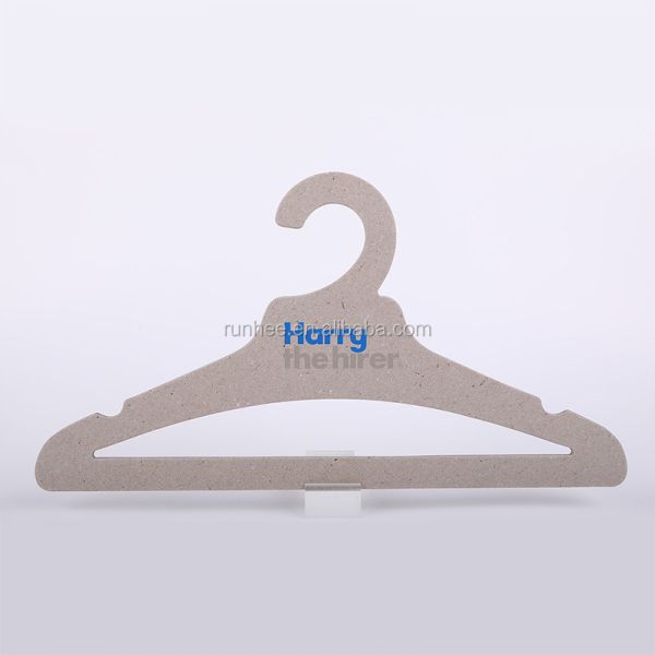 FSC Custom Recycled Cardboard Paper Hangers Non Slip Two Layers For Kids Shirt