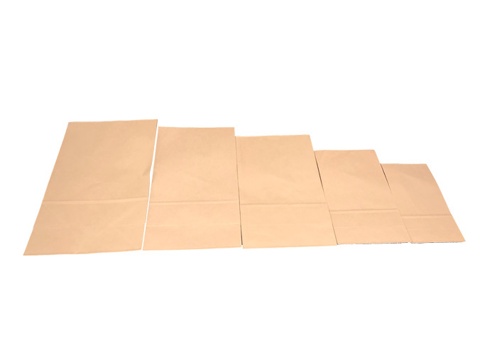 Sustainable Kraft Brown Paper Food Bags White Card Paper Offset Printing