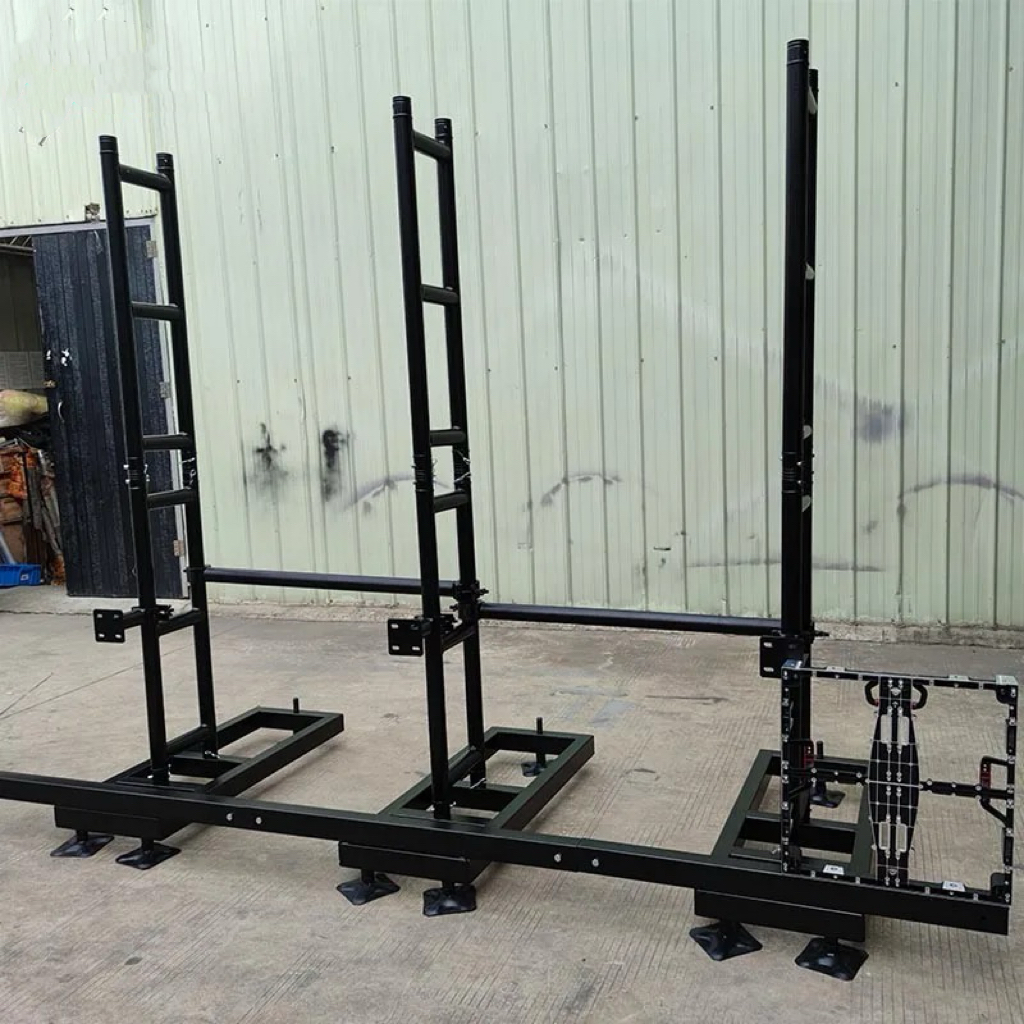 Event Hanging LED Video Wall Stand Rack Aluminum Alloy Ground Support LED Screen Truss