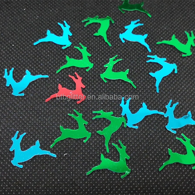 Add a Touch of Elegance to Your Wedding with Christmas Deer Glitter Sequin