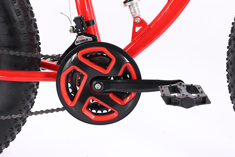carbon Steel Frame 26 Inches Snow Full Suspension Mountain Bike Fat Tyre Cycle Snow Bicycle for Winter Sports Enthusiasts