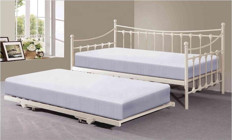 Modern Fashion Metal Daybed Frame Twin Size Black Powder Coating Design