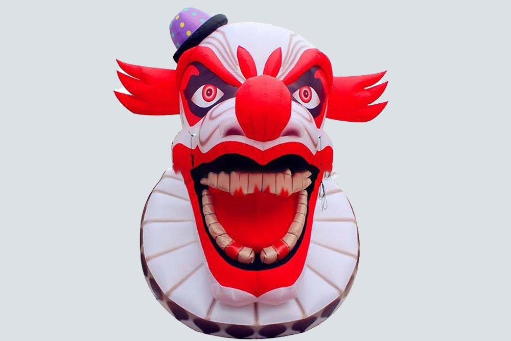 Horrific Portable Inflatable Devil Skeleton Head Giant Skull Halloween Party Indoor Outdoor Decoration