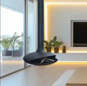 Quality fireplace customized decorative suspended stove wood burning for sale
