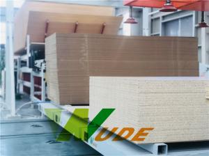 Quality Furniture Short Cycle Lamination Line PLC Control For MDF And Particle Board for sale