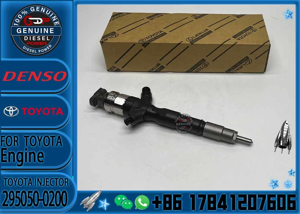 High Quality Diesel Injector 23670-30400 23670-39365 295050-0200 295050-0460 Common Rail Injector for Denso Toyota Auto
