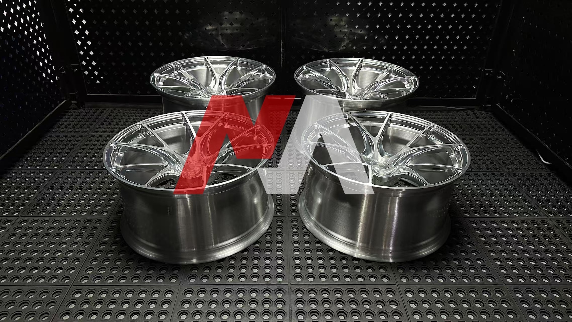 BMW Forged Wheels Polished Silver Brushed Face For F87 F80 F82 F90 M2 M3 M4 M5