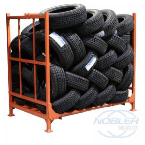 China Stacking Truck Tire Storage Rack Metal Folding Adjustable Tire Rack Tire Storage on sale