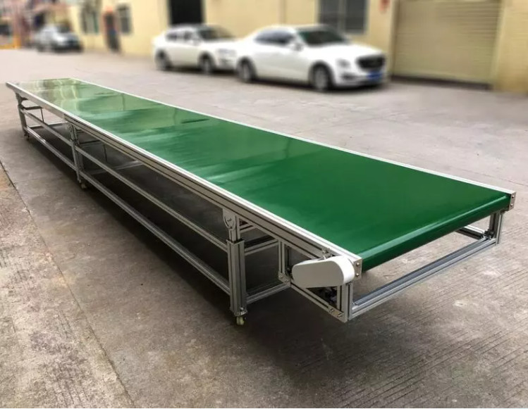 Ailusi High Quality Custom Assembly Line Industrial Transfer Green Pvc Belt Conveyor Belt