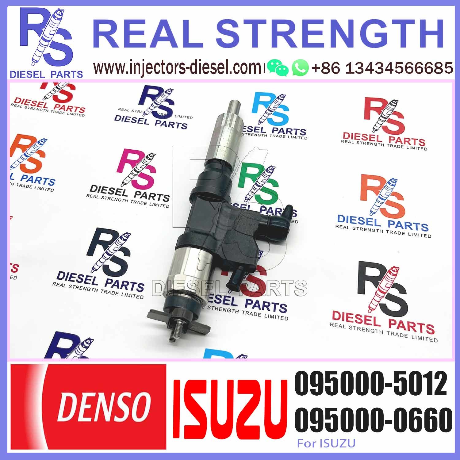 New Common Rail Fuel Injector Assembly 095000-5013 095000-5012 For ISUZU 8-97306073-3 8-97306073-2