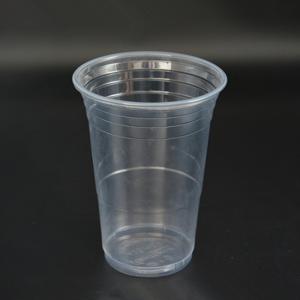 Quality 425Ml 14 Oz PP Disposable Drinking Cups Cold Drink Disposable Cups With Lid for sale