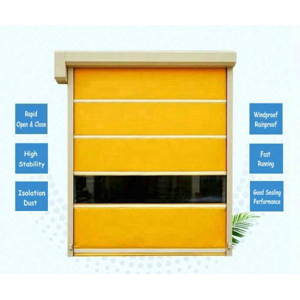 Popular New Design Fast Interior Automatic PVC Rolling Shutter Door