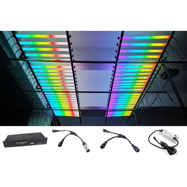 artnet dmx control led pixel tubes