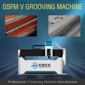 Horizontal CNC V Cutting Machine V Groover Machine For Metal Curtain Wall Panels