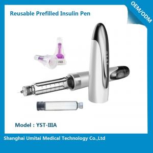 Quality Large Volume Diabetes Insulin Pen Insulin Syringe Easy Operation Silver Color for sale