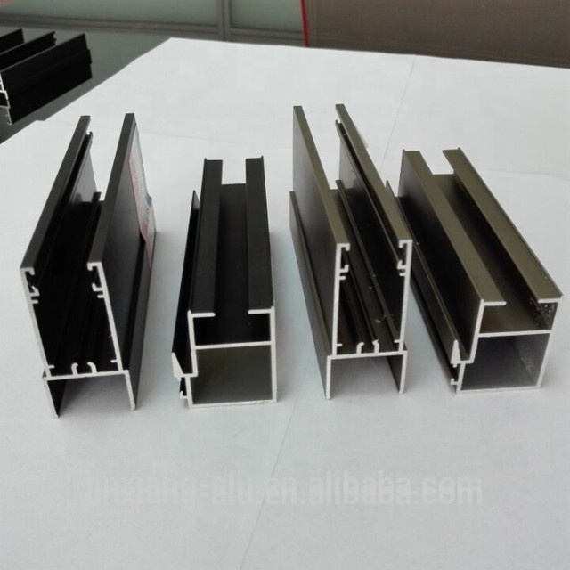 Custom Length Anodized Aluminum Windows Profile 6000 Series