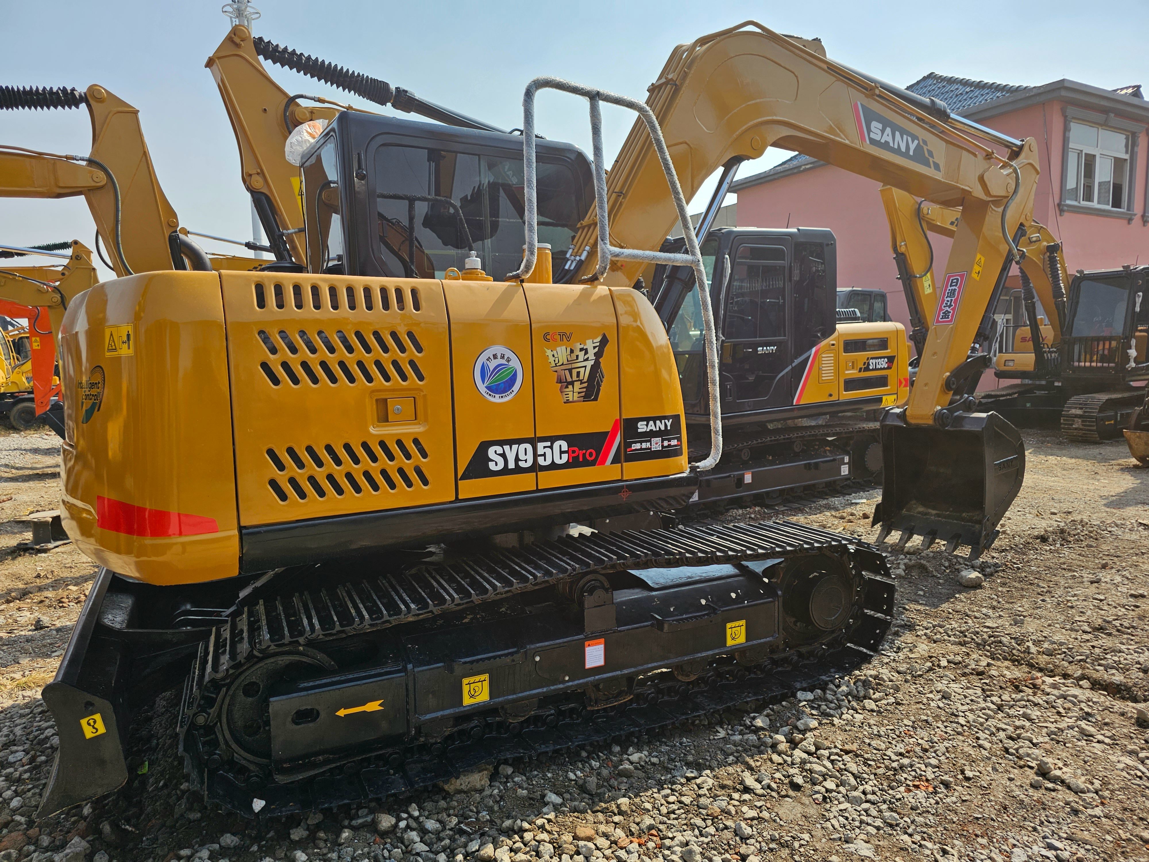 Powerful Sy95c Used Sany Excavator Crawler 10t Excavator Secondhand Sy55/Sy60/Sy75/Sy135/Sy215/Sy365 For Sale