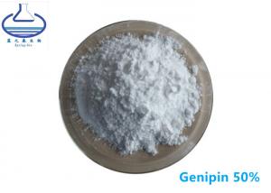 China CAS 6902-77-8 Gardenia Extract Powder 50% Food Grade Genipin For Health on sale