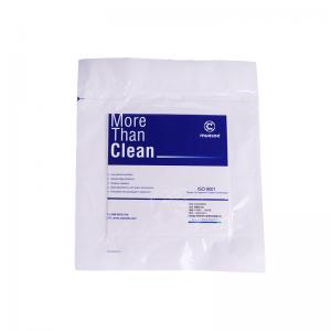 Quality Sterile 100% Polyester Dry Cleanroom Wipes Heat Sealed Edges for sale