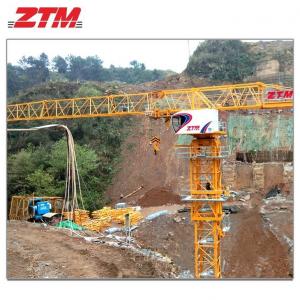 Quality ZTT146 Flattop Tower Crane 6t Capacity 60m Jib Length 1.5t Tip Load High Safety Mini Tower Crane for sale