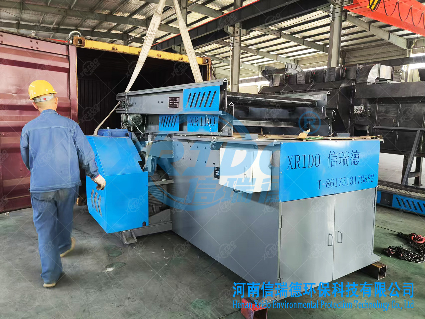 High Tire Shredder Capacity Single Shaft Tire Lumps Shredder Car Film Waste Tire Shredder Rubber Recycling Machine