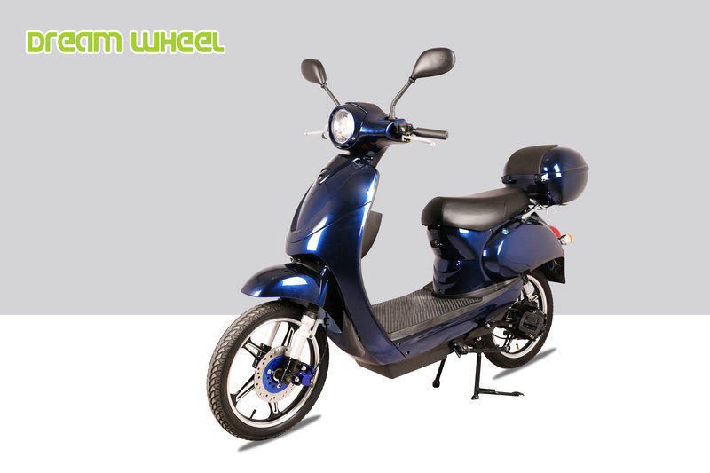 18"x2.5 Pedal Assisted Electric Scooter , Gear Motor E Bike Electric Scooter