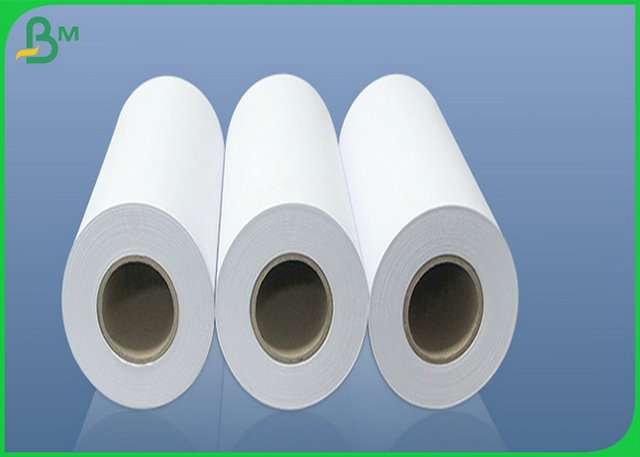 80gsm High Whiteness Roll Plotter CAD Plain Paper of 36inch 42inch 50inch 