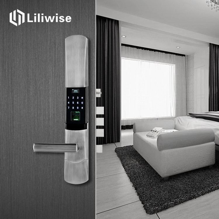 Zinc Alloy Digital Keyless Entry Door Locks , SJ6061 Electronic Security Locks