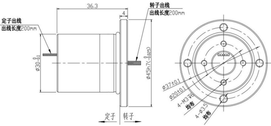 Multi Channel Mini Slip Ring 1A per Channel Continuous Rotation High Performance Rotary Connector